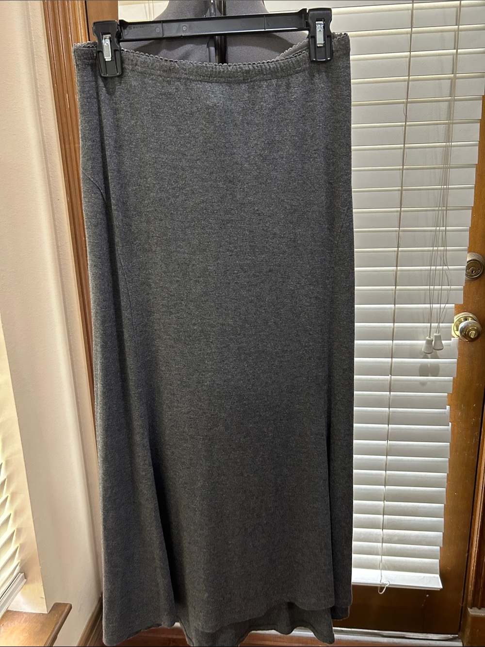 J. Jill VTG Classic Charcoal stretch Maxi Skirt - Comfortable Everyday Wear SM